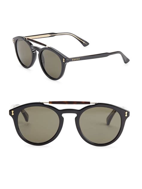 round gucci sunglasses men